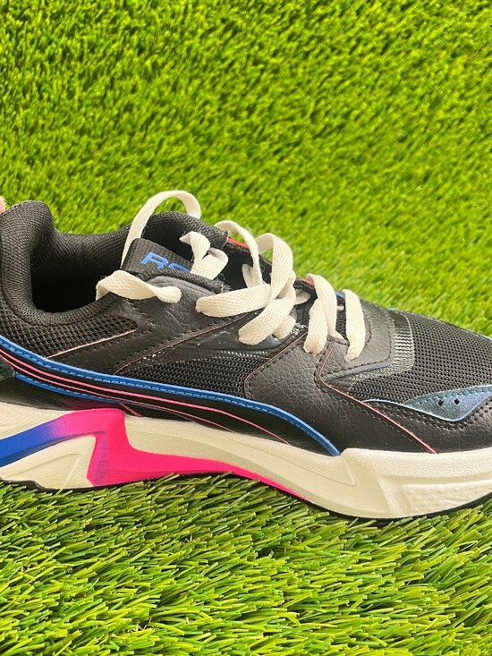 Puma RS Pulsoid Cosmic Boys Size 6Y Black Pink Blue Casual Shoes Sneakers - Picture 4 of 10